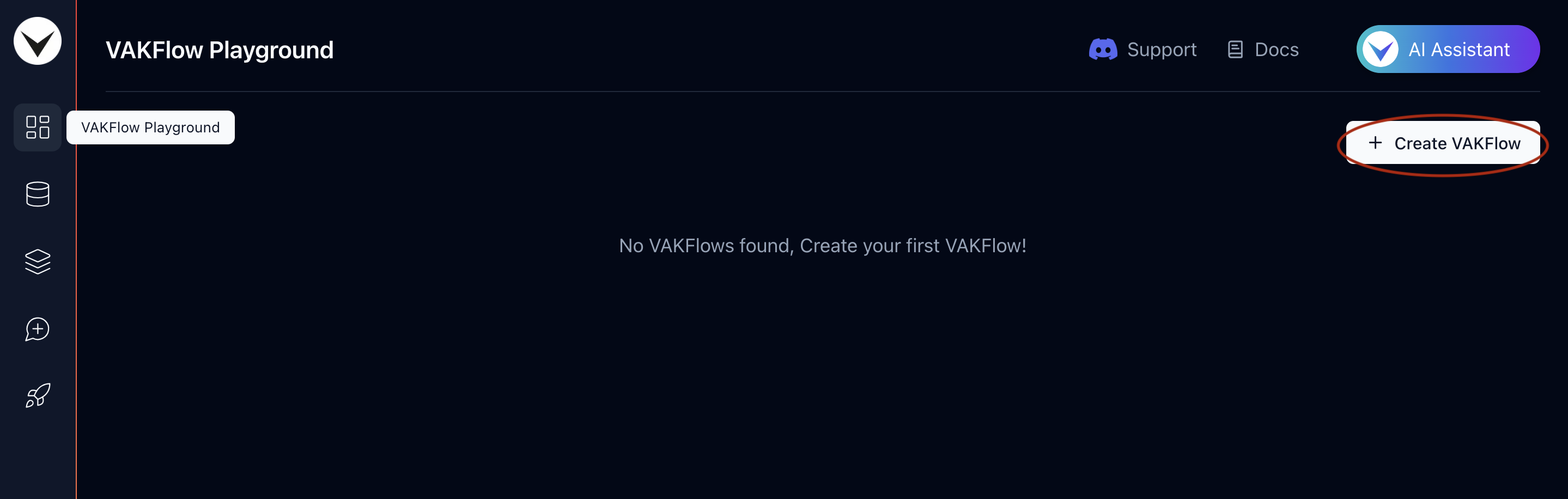 VAKFlow Playground image